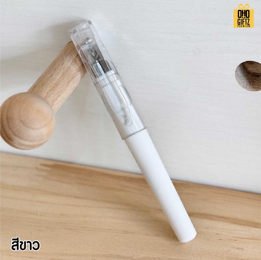 ปากกาเจล มีฝาปิด สกรีนชื่อ สกรีนโลโก้ ทำเป็นของพรีเมี่ยมได้
