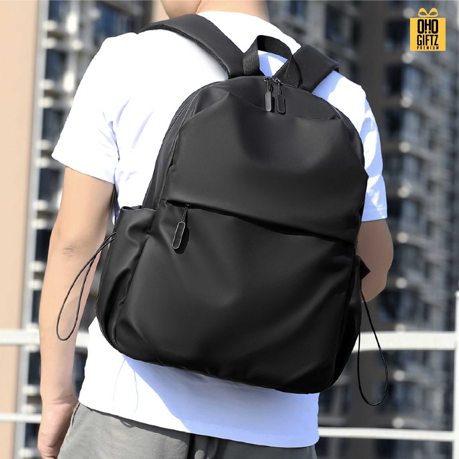 กระเป๋าคอมพิวเตอร์ผ้ามัน สไตล์เกาหลี สกรีนโลโก้ ทำเป็นของพรีเมี่ยม ของที่ระลึก