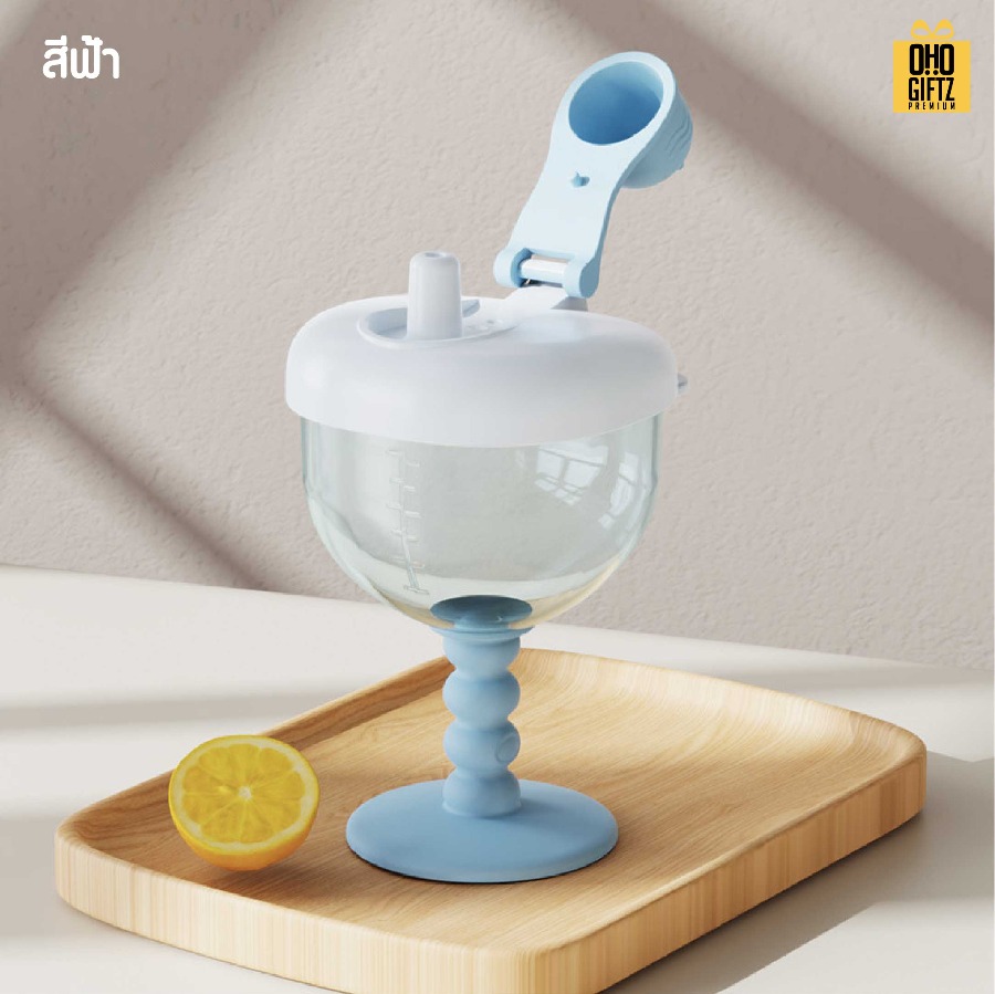 ถ้วยหัดดื่มสำหรับเด็ก สกรีนชื่อ สกรีนโลโก้ ทำเป็นของพรีเมี่ยมได้