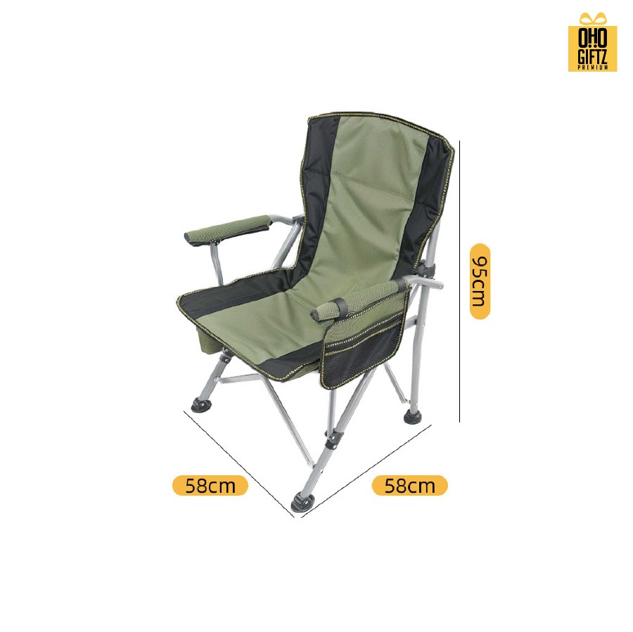เก้าอี้พับขนาดใหญ่ รับน้ำหนักได้ 300 กก. สกรีนโลโก้ ทำเป็นของพรีเมี่ยมได้
