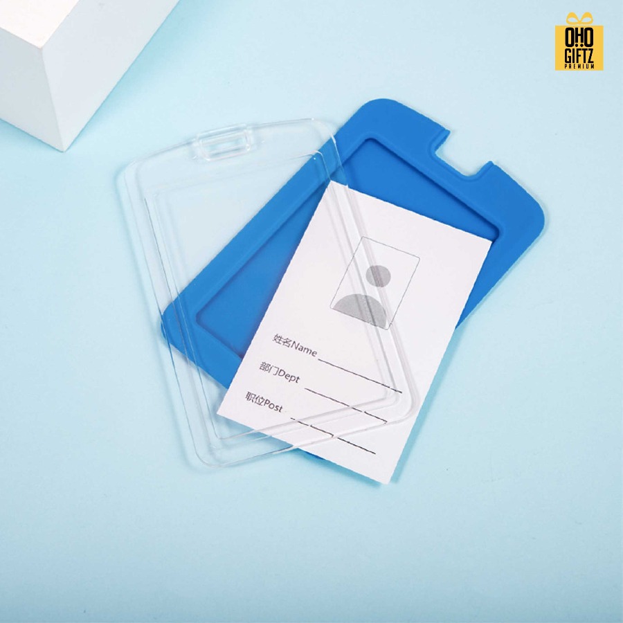 ที่ใส่บัตรพนักงานซิลิโคน สกรีนโลโก้ ทำเป็นของพรีเมี่ยม ของชำร่วยได้