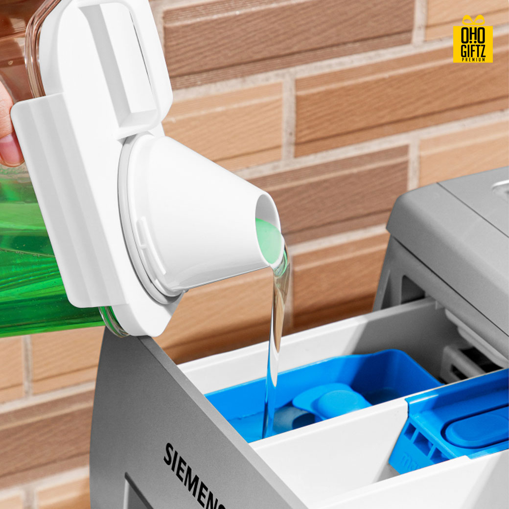 กล่องเก็บผงซักผ้า สกรีนโลโก้ ทำเป็นของพรีเมี่ยม