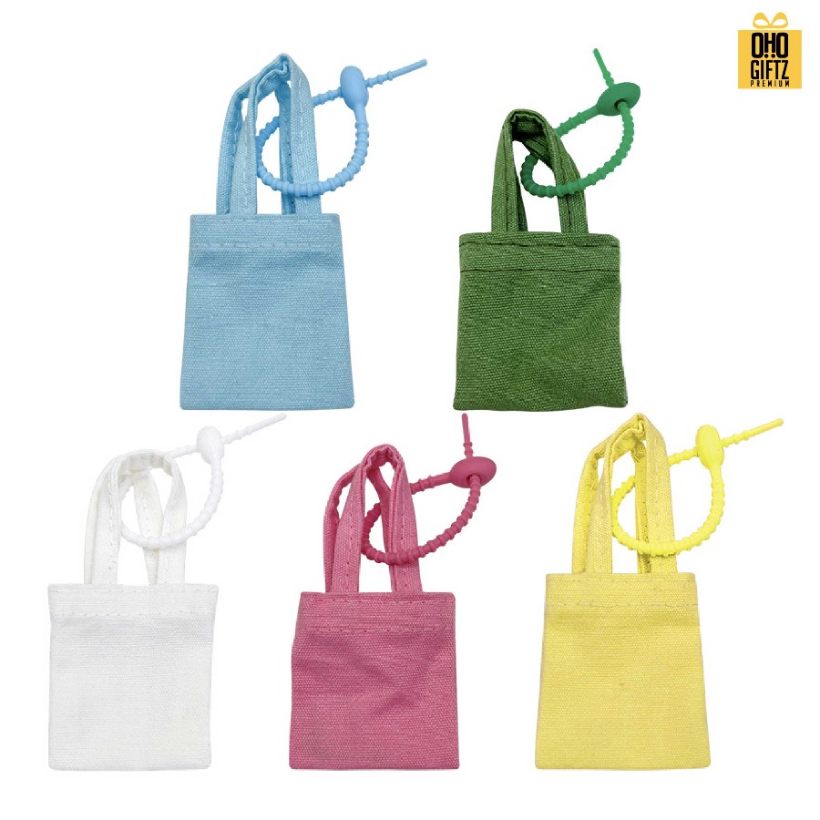 กระเป๋าจิ๋วใส่พวงกุญแจ สกรีนโลโก้ ทำเป็นของพรีเมี่ยมได้