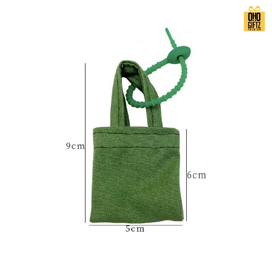 กระเป๋าจิ๋วใส่พวงกุญแจ สกรีนโลโก้ ทำเป็นของพรีเมี่ยมได้