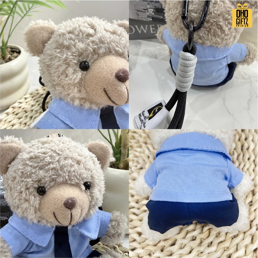 พวงกุญแจตุ๊กตาชุดฟอร์ม สกรีนโลโก้ได้ สกรีนโลโก้ ทำเป็นของพรีเมี่ยมได้