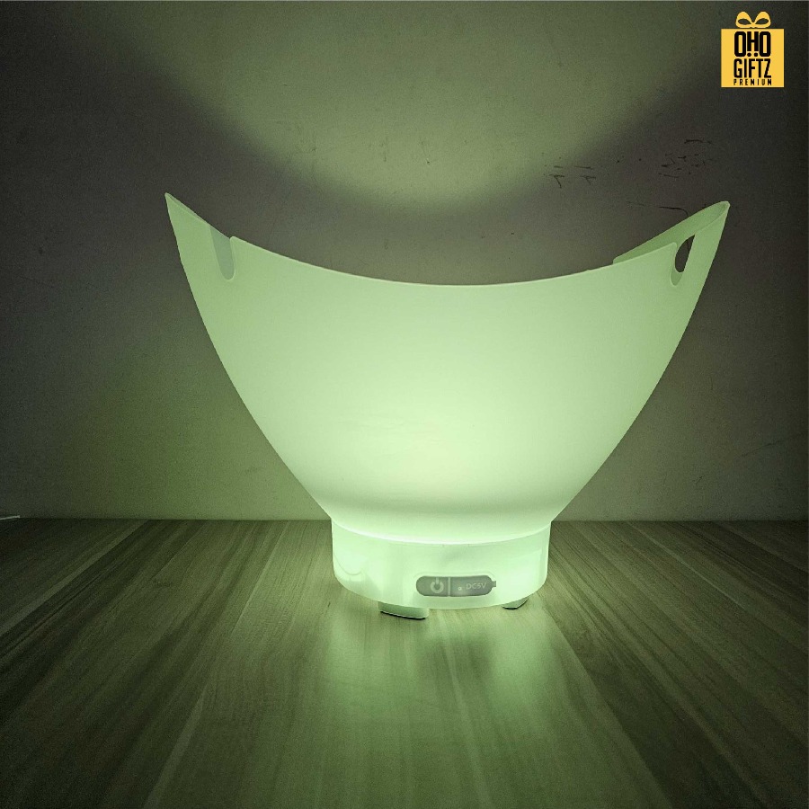 ถังน้ำแข็ง LED ลำโพง Bluetooth ชาร์จ USB สกรีนชื่อ สกรีนโลโก้ ทำเป็นของพรีเมี่ยมได้ 