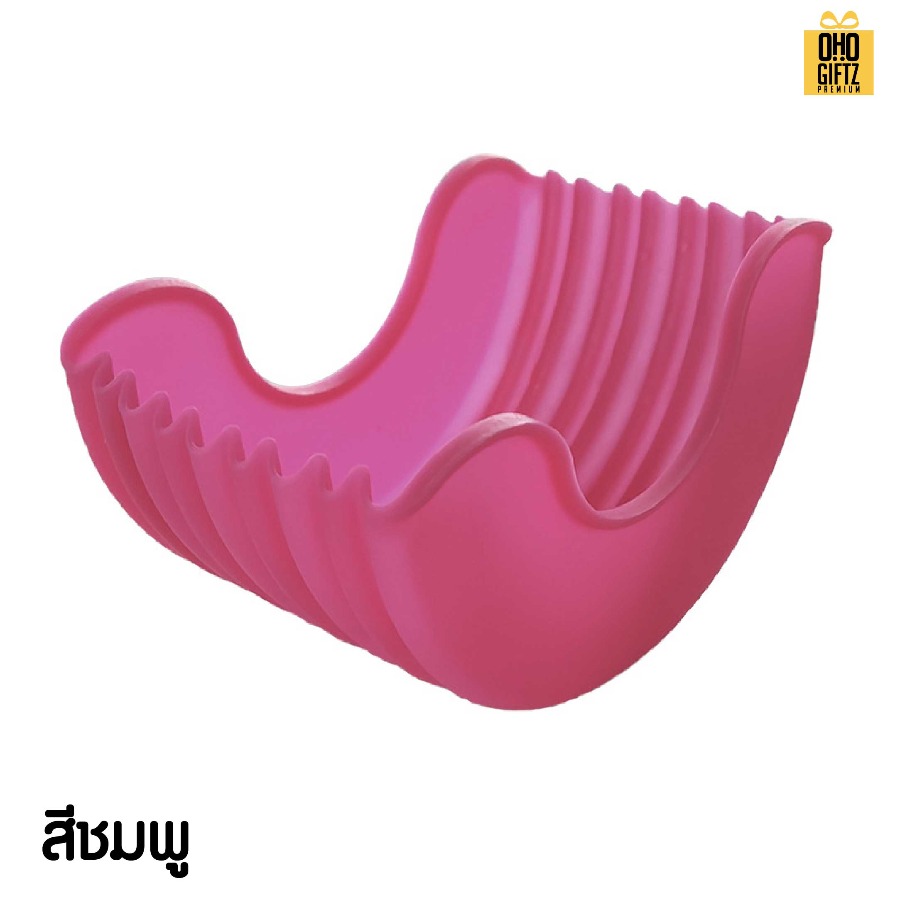 ที่วางแฮมเบอร์เกอร์ซิลิโคน สกรีนชื่อ สกรีนโลโก้ ทำเป็นของพรีเมี่ยมได้