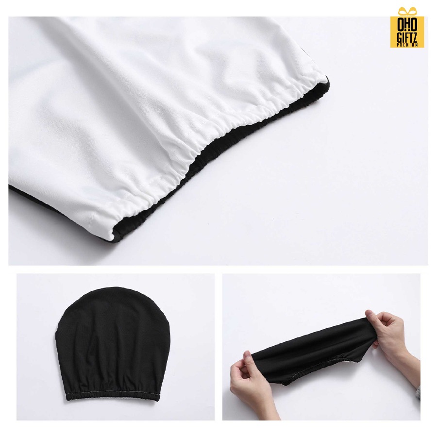 ผ้าคลุมหัวเบาะ พิมพ์ไม่จำกัดสี สกรีนโลโก้ ทำเป็นของพรีเมี่ยมได้