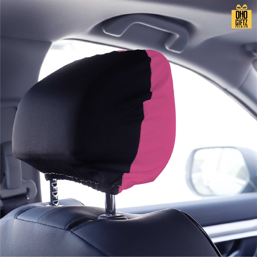 ผ้าคลุมหัวเบาะ พิมพ์ไม่จำกัดสี สกรีนโลโก้ ทำเป็นของพรีเมี่ยมได้