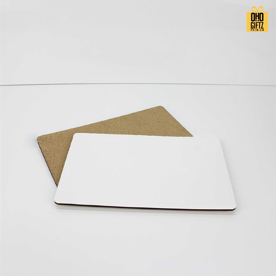 แผ่นรองจานไม้ MDF สกรีนไม่จำกัดสี สกรีนชื่อ ทำเป็นของพรีเมี่ยมได้