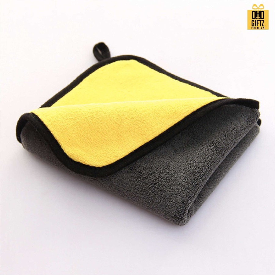 ผ้าไมโครไฟเบอร์ ขนาด 30 x 30 ซม. เพิ่มโลโก้ ติดลาเบล ทำเป็นของพรีเมี่ยม ของชำร่วยได้