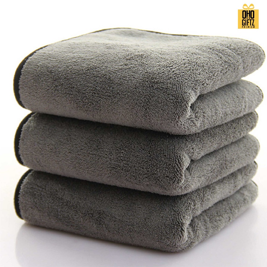 ผ้าไมโครไฟเบอร์ ขนาด 30 x 30 ซม. เพิ่มโลโก้ ติดลาเบล ทำเป็นของพรีเมี่ยม ของชำร่วยได้