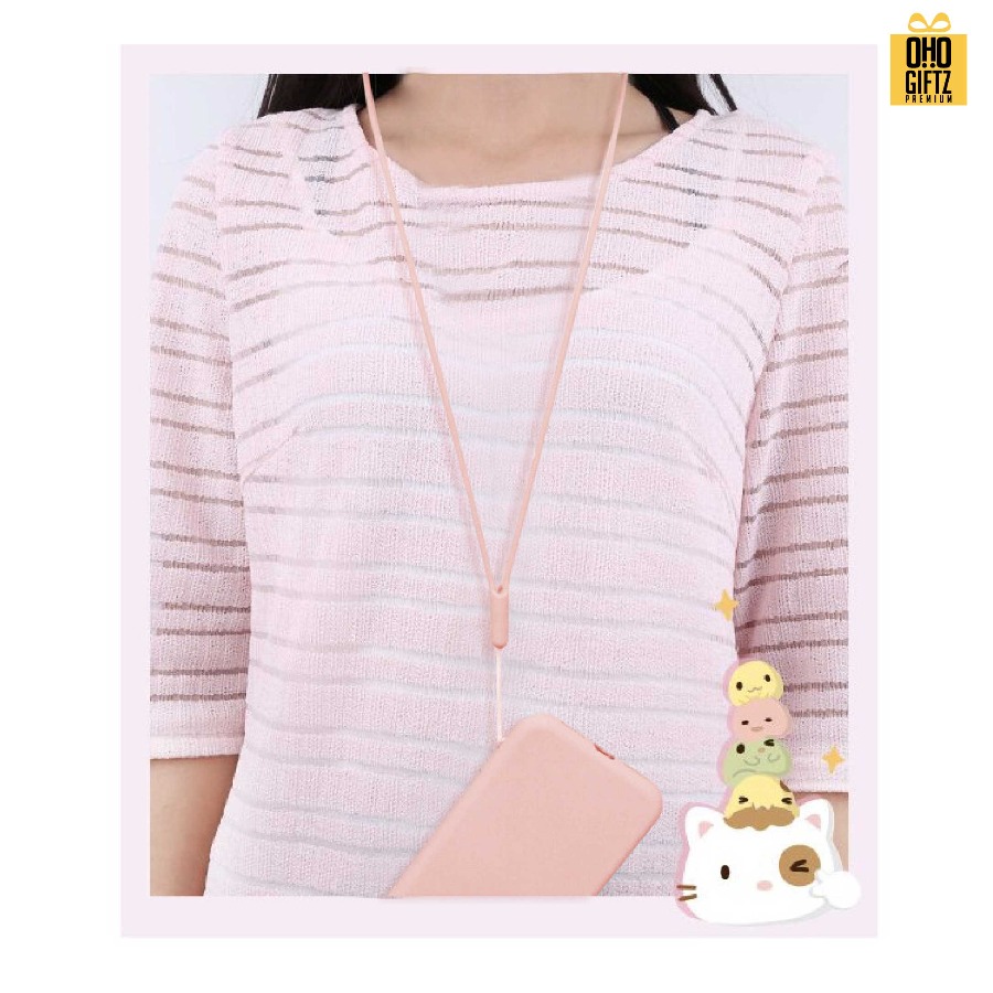 เชือกซิลิโคนคล้องมือถือได้ สกรีนชื่อ สกรีนโลโก้ ทำเป็นของพรีเมี่ยมได้ 