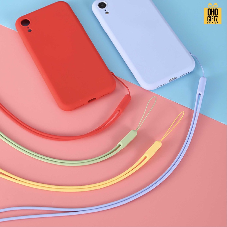 เชือกซิลิโคนคล้องมือถือได้ สกรีนชื่อ สกรีนโลโก้ ทำเป็นของพรีเมี่ยมได้ 