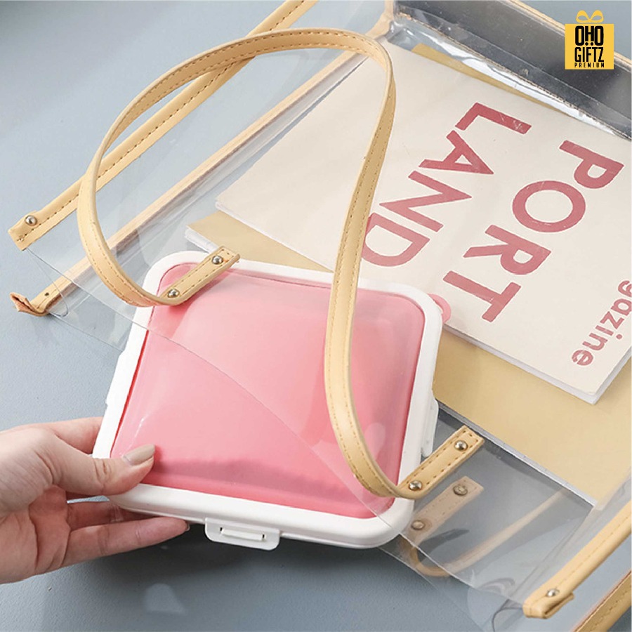 กล่องเก็บขนมปังแซนวิช สกรีนโลโก้ ทำเป็นของพรีเมี่ยมได้