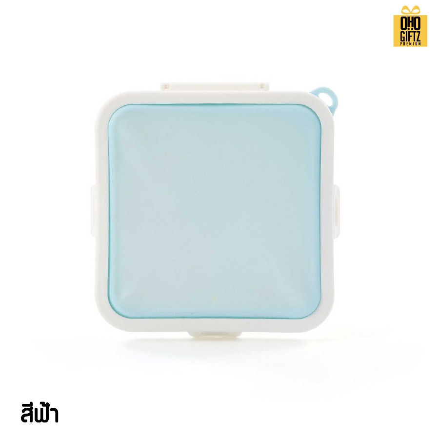 กล่องเก็บขนมปังแซนวิช สกรีนโลโก้ ทำเป็นของพรีเมี่ยมได้