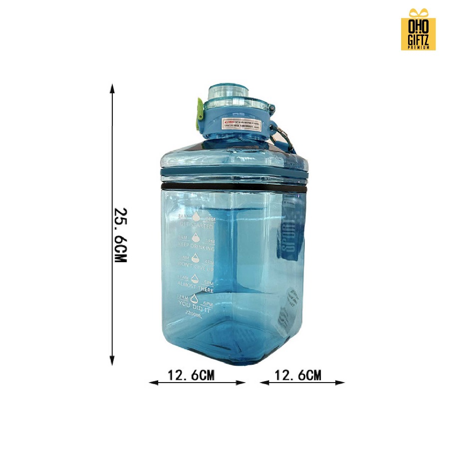กระติกน้ำขนาดใหญ่ 2.2 ลิตร สกรีนโลโก้ ทำเป็นของพรีเมี่ยมได้