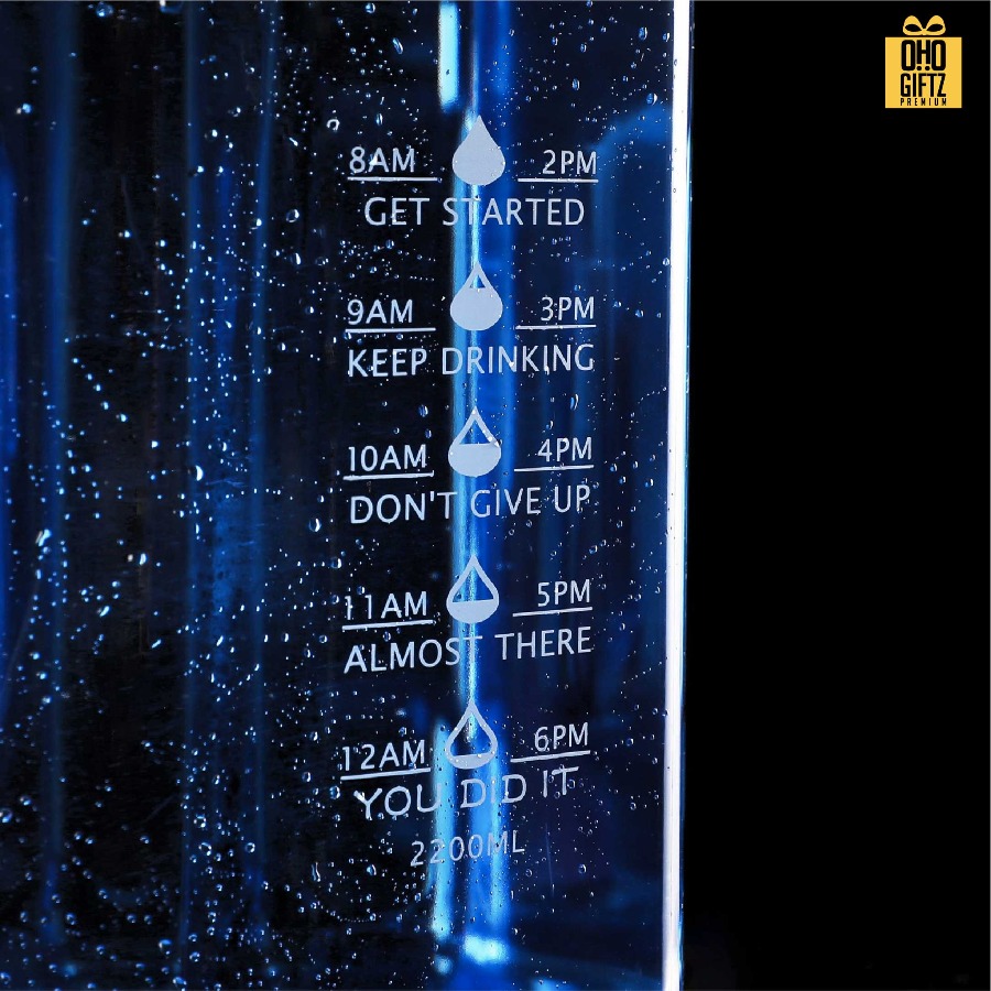 กระติกน้ำขนาดใหญ่ 2.2 ลิตร สกรีนโลโก้ ทำเป็นของพรีเมี่ยมได้