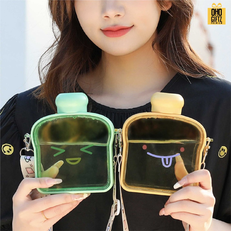 กระติกน้ำขนมปัง สกรีนโลโก้ ทำเป็นของพรีเมี่ยมได้