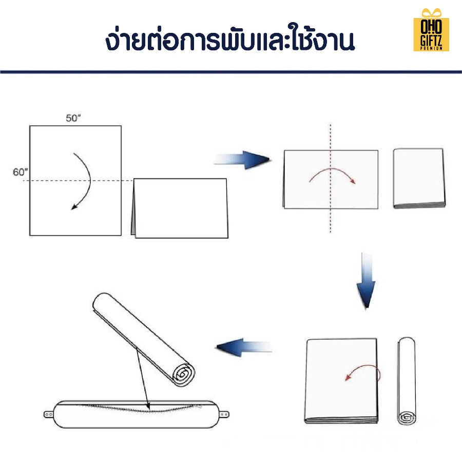 หมอนรองคอและผ้าห่ม 2in1 สกรีนชื่อ สกรีนโลโก้ ทำเป็นของพรีเมี่ยมได้ 