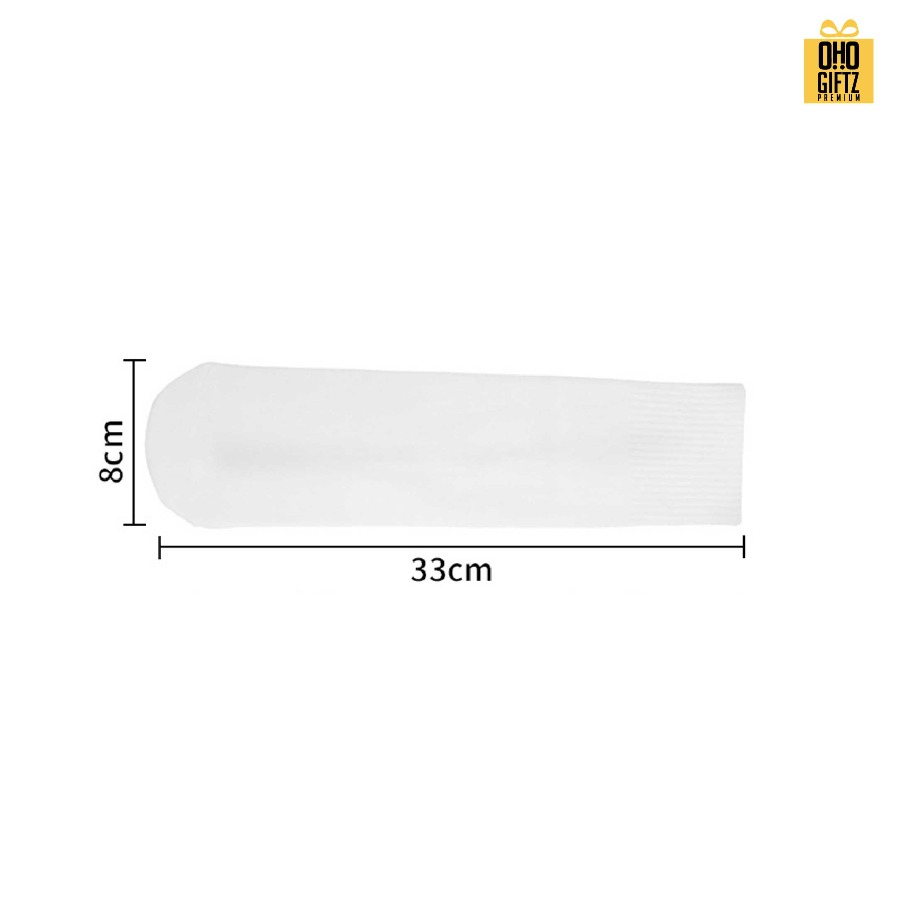 รับผลิตถุงเท้าขาว สกรีนลายไม่จำกัดสี สกรีนโลโก้ ทำเป็นของพรีเมี่ยม ของชำร่วยได้