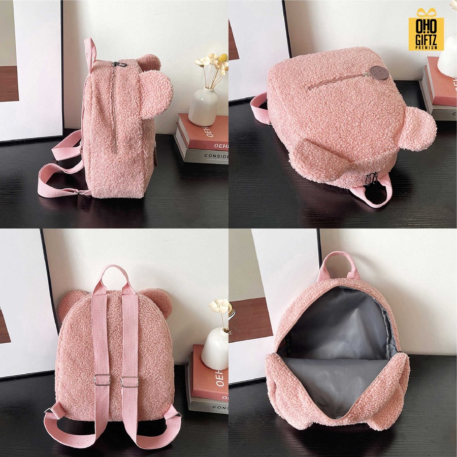 เป้หัวหมีน่ารัก สกรีนโลโก้ ทำเป็นของพรีเมี่ยมได้