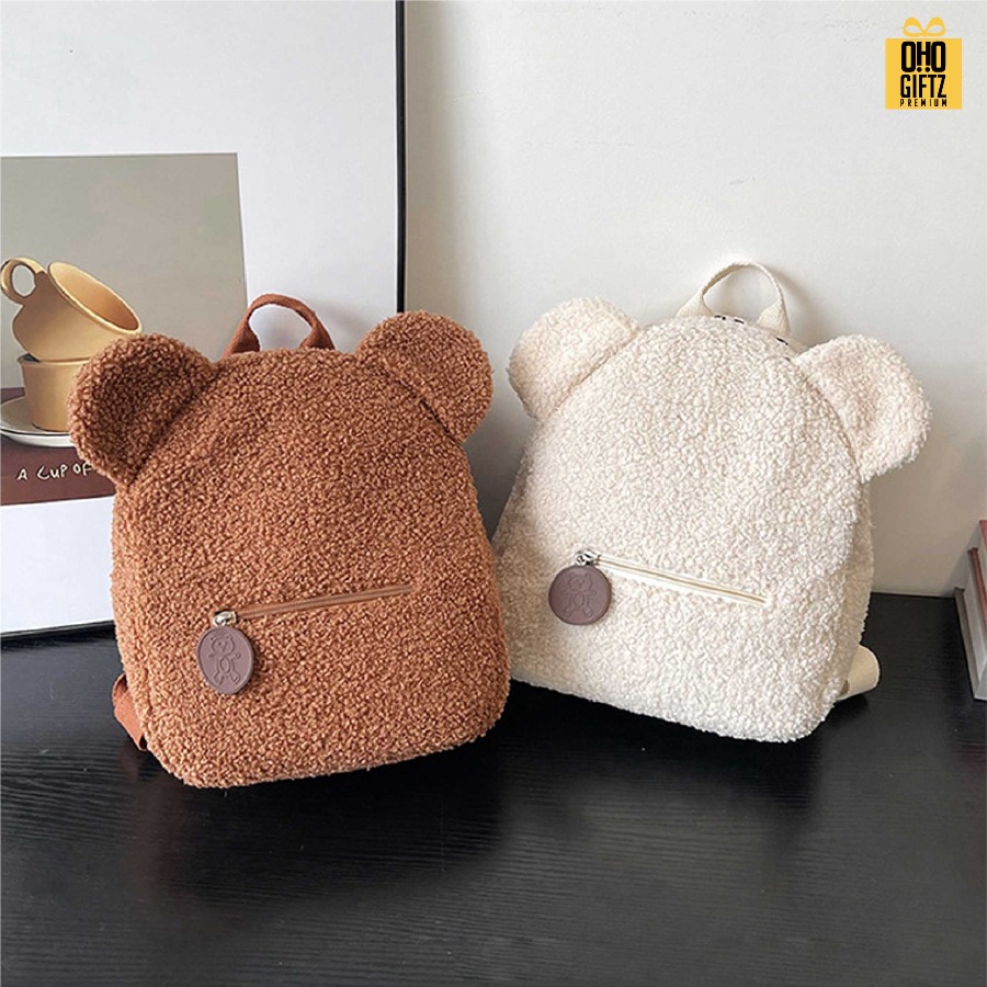 เป้หัวหมีน่ารัก สกรีนโลโก้ ทำเป็นของพรีเมี่ยมได้