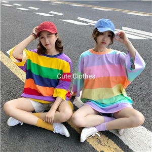 [Cute] High quality Rainbow T-Shirts