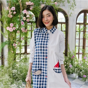 [LADY] เสื้อกึ่งมินิเดรสงานญี่ปุ่นแท้นำเข้า