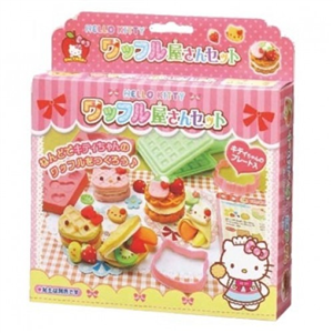 ชุดคิทปั้นดินญี่ปุ่น Hello Kitty Waffle Clay Mold Cutter kit