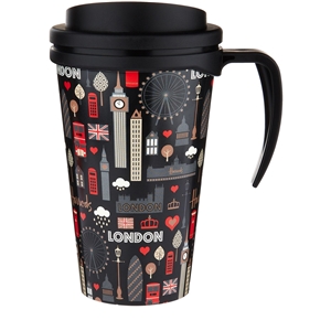 Harrods Glitter London Thermal Travel Mug