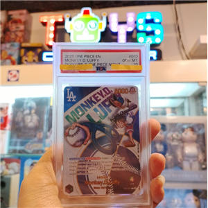 025 ONE PIECE PROMOS #010 MONKEY D. LUFFY DODGERS X ONE PIECE NIGHT PSA10 