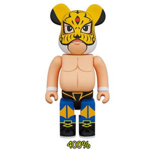 BE@RBRICK First Tiger Mask 400%  (TC)