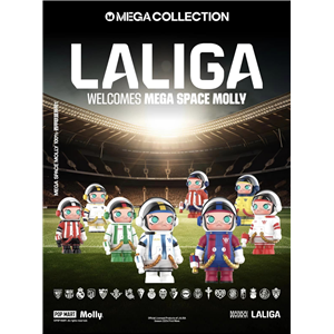 MEGA SPACE MOLLY 100% La Liga League Series (Set of 8) (TC)