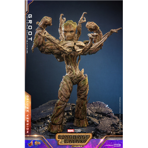 Hot Toys MMS707 1/6 Guardians of the Galaxy Vol. 3 - Groot (Deluxe Version) (ku)