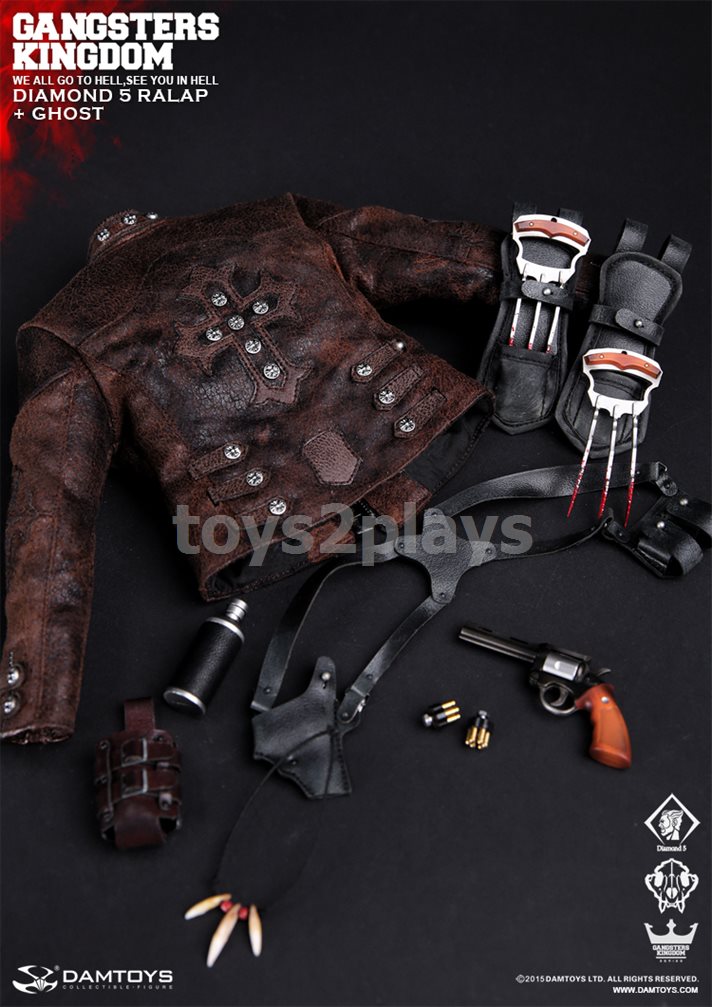 New 1//6 Dam Toys Damtoys Figure Gangsters Kingdom GK011 Diamond 5 Ralap w//Ghost
