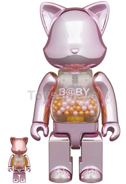 Bearbrick MY FIRST NY@BRICK B@BY 100% & 400% PINK GOLD Ver. 【希望者のみラッピング無料】 FIRST MY NY@BRICK BE@RBRICK R@BBRICK & その他