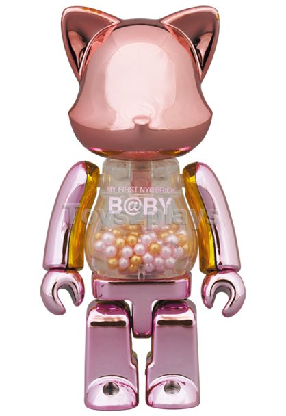 Bearbrick MY FIRST NY@BRICK B@BY 100% & 400% PINK GOLD Ver. セール正規店 MY FIRST 400% & 100% NY@BRICK R@BBRICK キャラクターグッズ