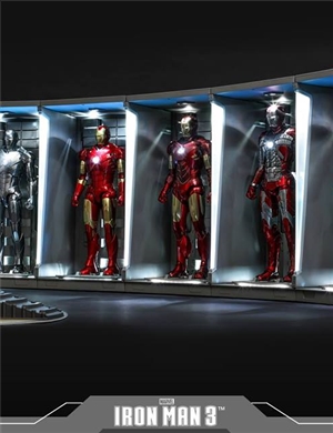 HOT TOYS DS001 Iron Man 3- 1/6th scale Hall of Armor  (set of 7)