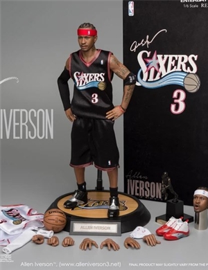 ENTERBAY NBA COLLECTION ALLEN IVERSON ACTION FIGURE NEW UPGRADED RE-EDITION