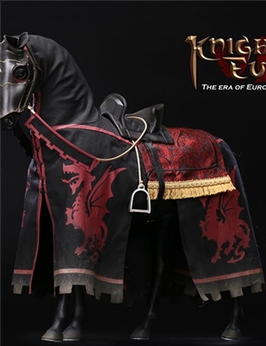 POPTOYS 1/6 ALS007 Armor Legend Series-The Era of Europa War Black armor horse