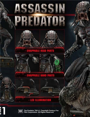 Prime1Studio PMTPR-02UL: Assassin Predator (The Predator 2018) Ultimate Ver.