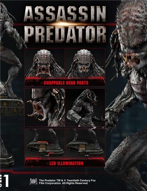 Prime1Studio PMTPR-02DX: Assassin Predator (The Predator 2018) Deluxe Ver.