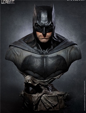 Queen Studios’ Life-Size The 1:1 Batman bust captures Ben Affleck’s