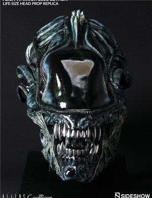 Coolprop Alien Warrior Blue Edition Life-Size Head