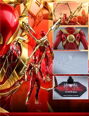 HOTTOYS VGM38 - Marvel's Spider-Man (Iron Spider Armor) สินค้าเปิดโชว์