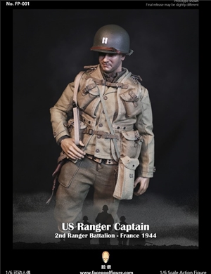 Facepoolfigure FP001 US Ranger Captain France 1944