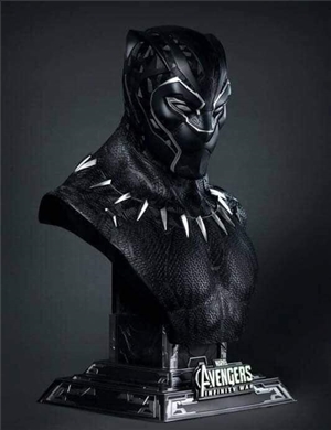 QUEEN STUDIO BLACK PANTHER BUST 1:1 LIFESIZE 