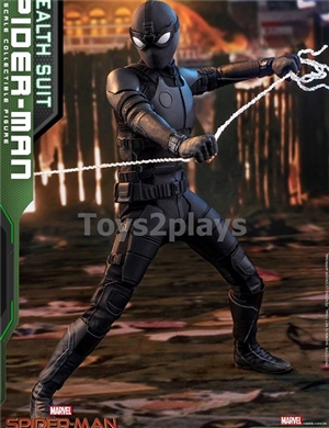 Hot Toys MMS540 - Spider-Man: Far From Home 1/6th scale Spider-Man (Stealth Suit) Collectible Figure