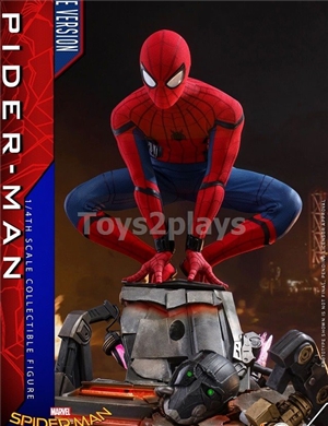 Hot Toys QS015 - Spider-Man: Homecoming - 1/4th scale Spider-Man  (Deluxe Version)  สินค้าตัวโชว์